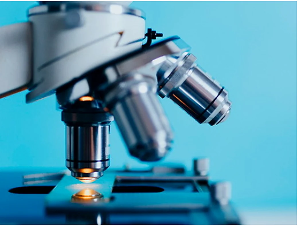 Laboratory microscope used for quality testing